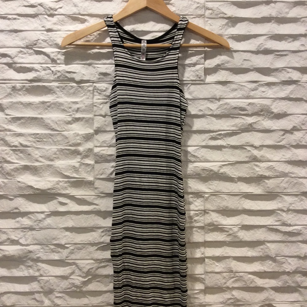 Hottie Ribbed Stripe Midi Dress